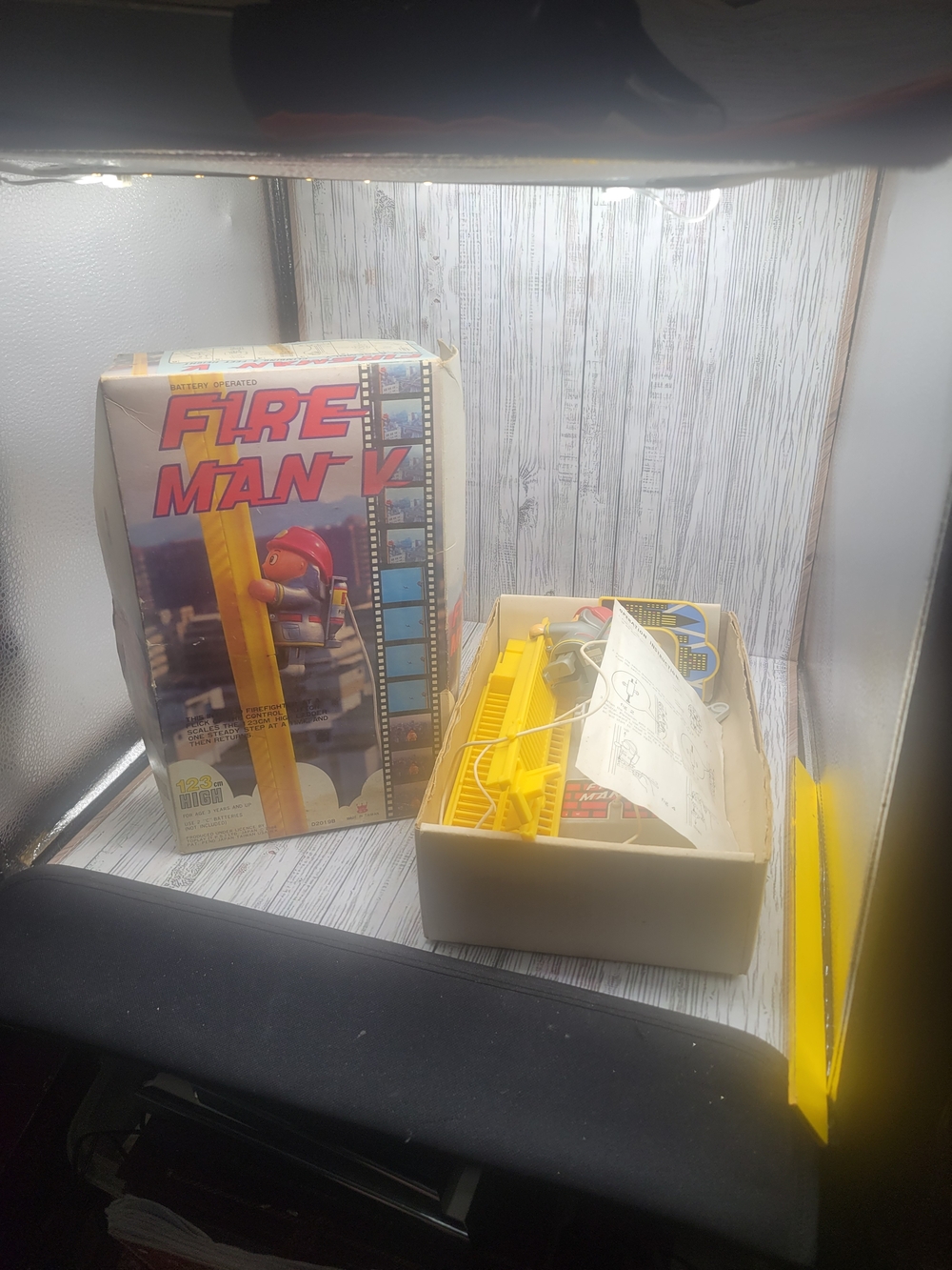 Vintage Fire Man Vintage Toy - Display Or Parts Only